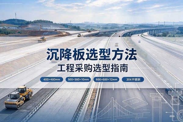 姜堰沉降板选择方法