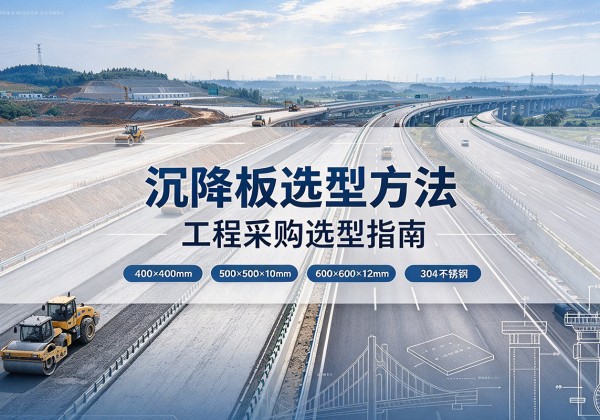 姜堰沉降板选择方法